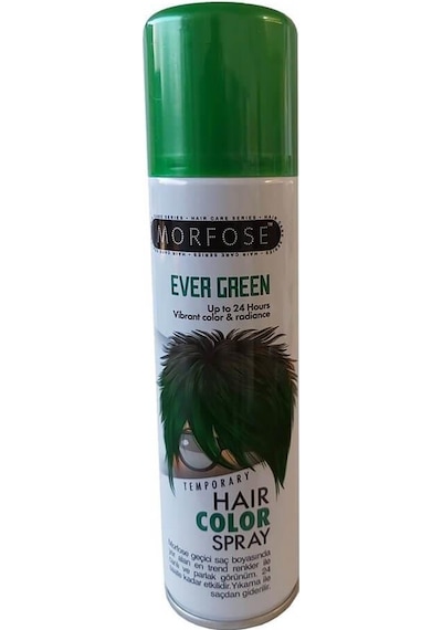 Morfose Renkli Sprey Ever Green Yeşil 150 Ml