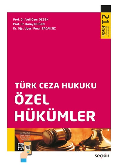 Türk Ceza Hukuku Özel Hükümler Prof. Dr. Veli Özer Özbek,prof. Dr. Koray Doğan