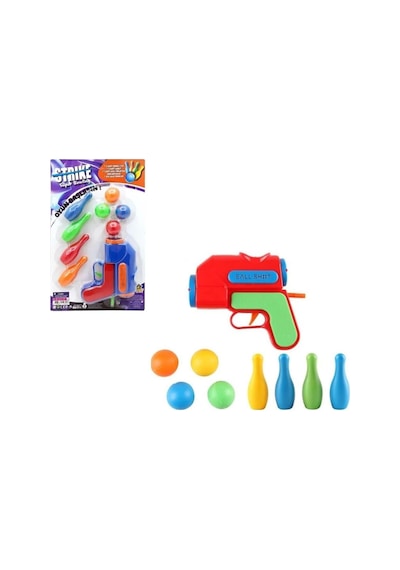 Top Atan Oyuncak Tabanca Strike Gun Bowling