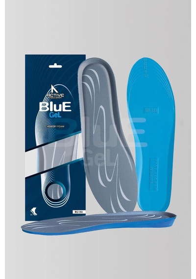 Blue Gel BG186 Yumuşak Memory Foam, Ortopedik Sneaker İç Tabanlık