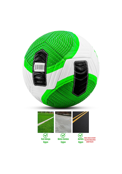 Telvesse Futbol Topu Ft501 Flight Dayanıklı Sert Zemin Halı Saha Futbol Topu No:5 Çok Renkli