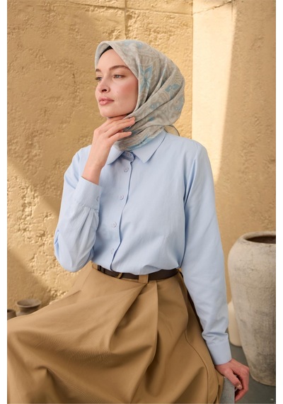 Silk Home Soft Eşarp 73099-05 Gümüş, Vizon, Bebe Mavi