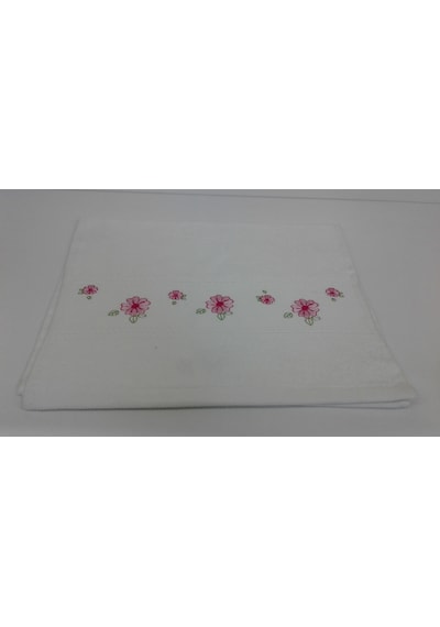 Soley Gardenya Nakışlı Mutfak Havlusu 6 Lı Pembe