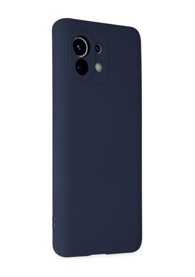 Xiaomi Mi 11 Uyumlu Kılıf Nano İçi Kadife Silikon - Lacivert