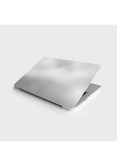 Laptop Sticker Notebook Pc Kaplama Etiketi Gümüş Doku 1