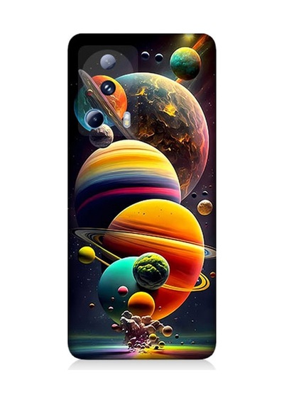 Xiaomi Mi 13 Lite Uyumlu Silikon Kılıf Gezegenler Ve Büyük Patlama