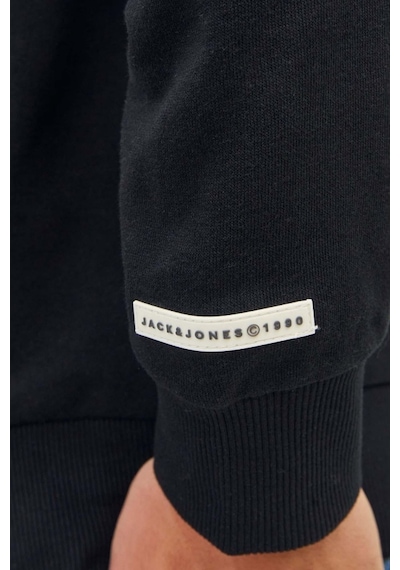 Jack & Jones Erkek Sweatshirt Siyah 12244219 Jorbeware Hood Fst 24kw21000122 W21002 Siyah