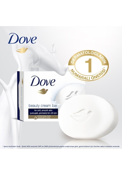 Dove Beauty Cream Bar Original Nemledirici Etkili Sabun 8 x 90 G