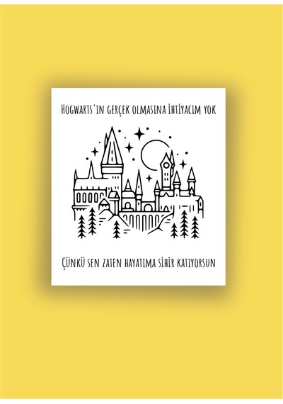 Sevgililer Günü Temalı Tebrik Ve Hediye Kartı 5 Li Harry Potter 14 Şubat