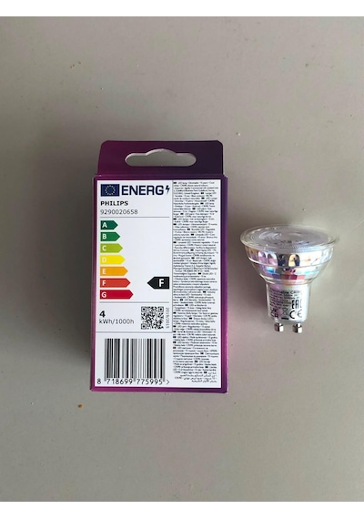 3 Adet Philips 4w 50w 350 Lumen 4000k Günışığı Dimli Gu10 Led Spot 15.000 Saat -