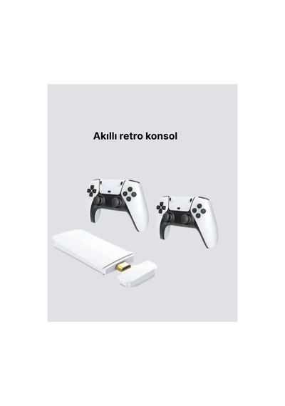 20.000 Yüklü Oyunlu Kablosuz Retro Oyun Konsolu 4k Destekli - Hs08372327-3394 Renkli
