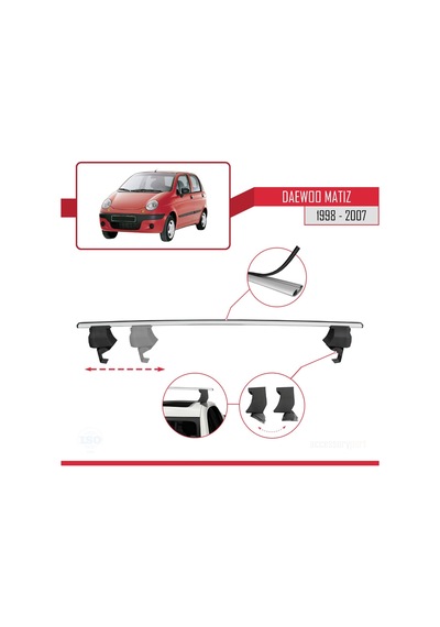 Daewoo Matiz 1998-2007 Arası İle Uyumlu Ace-4 Ara Atkı Tavan Barı