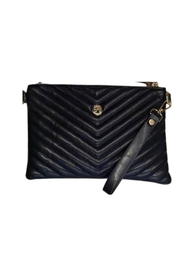 Wikidays.s Moda Trendi V Nakışlı Kapitone Desenli Kadın Portföy El Ve Omuz Çantası Clutch Küçük Boy Siyah 70828838