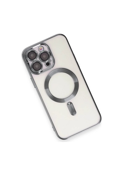 Apple Uyumlu iPhone 15 Pro Uyumlu Kılıf Kross Magneticsafe Kapak - Titan Gri