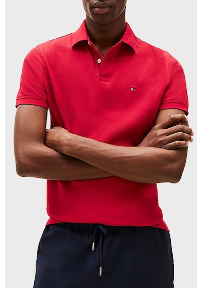 Tommy Hilfiger Erkek Polo Yaka T Shirt Mw0mw17770 Xld Kırmızı Kirmizi
