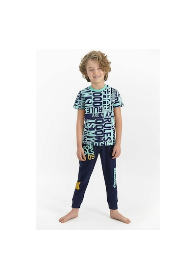 Rolypoly Roly Poly 2371 2-8 Yaş Freedom Erkek Kısa Kol Pijama Takımı Rolypoly Roly Poly 2371 2-8 Yaş Freedom Erkek Kısa Kol Pijama Takımı