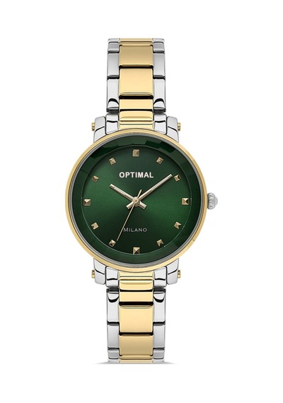 Optimal Opt.03460m.05 Unisex Kol Saati Altın - Siyah