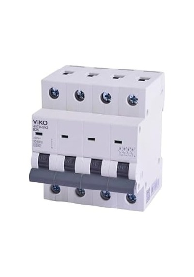 4vtb-4b25 Otomatik Sigorta 4,5ka B Tipi 4 Kutup 25a