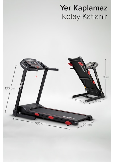 Proforce Optimum Koşu Bandı 2.5 Hp Led Gösterge 0 - 14 Km/S Hız Kolay Kurulum