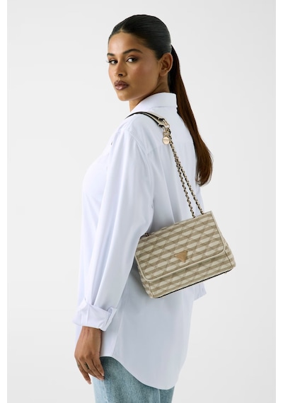 Guess Giully Iı Kadın Omuz Çantası Hwag9673200 Bej