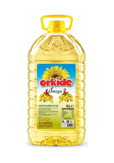 Orkide Omega3 Bitkisel Karışım Yağ 5 Lt Pet 2 Li 5 L