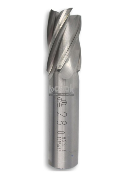Mte 28 Mm Parmak Freze Hss-co5 Dın 844/b-n
