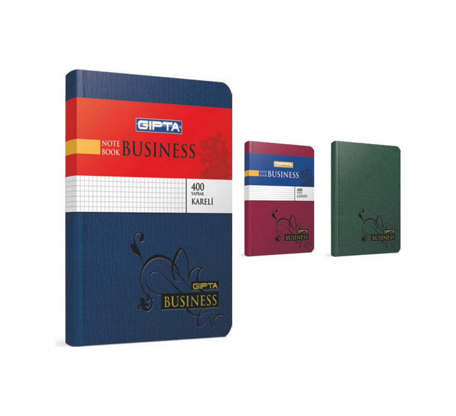 Business 17x24 160 Yaprak Kareli Sert Kpk Ciltli Defter 1559