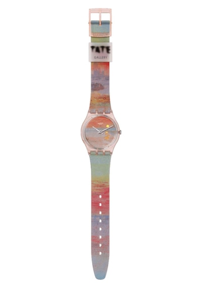 So28z700 Swatch Turner's Scarlet Sunset Unisex Kol Saati Çok Renkli