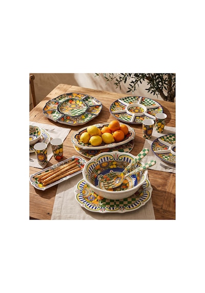 Lucky Art Sanora Melamin 7 Parça Meze Seti Dıo30052 Yeşil