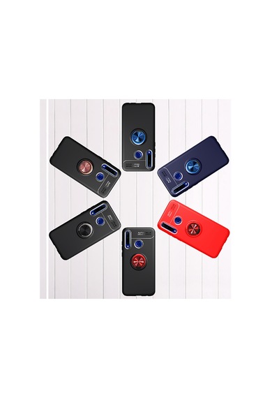 Huawei P40 Lite E Kilif Yüzüklü Magnetli Ravel Case 406652826
