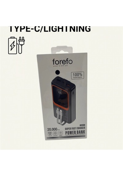 Dijital Ekranlı 20.000 Mah Powerbank 22.5w Hızlı Şarj Çoklu Kablolu Taşınabilir Şarj Cihazı Renkli