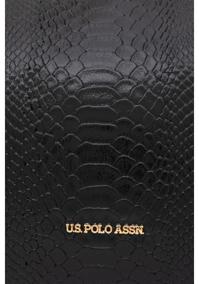 U.S. Polo Assn. Kadın Siyah Zincir Askılı Kroko Kol Çantası 50317816-VR046