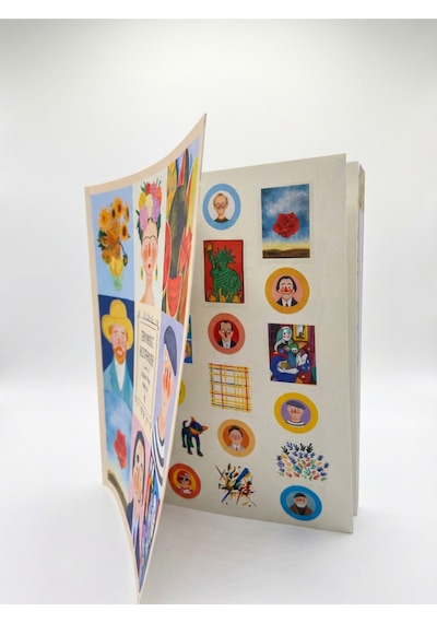 Melimelek Zamansız Ressamlar Ajandası Iı, Zamansız Ajanda 16.5x19.5 Cm Sticker'lı Zamansız Iı