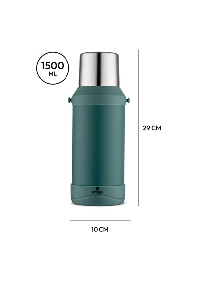 Emsan Thermafort Termos Green 1500 Ml Yeşil