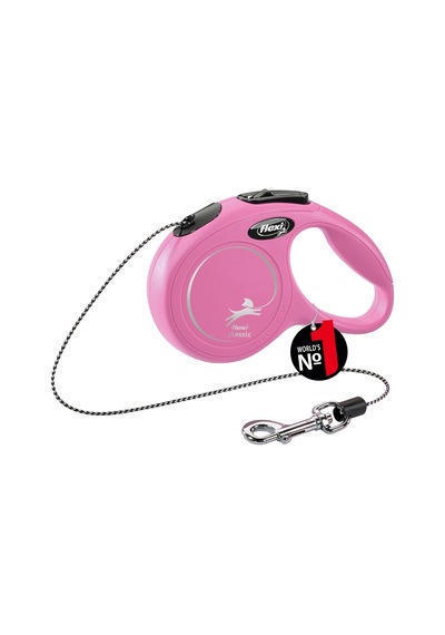 New Classic S Beden Kırmızı 5mt İpli Tasma