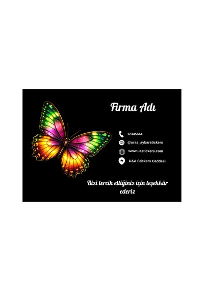 260 Gr Parlak Kağıt Üzerinde 100 Adet Kişiye Özel Katvizit, Reklam Kartı, İşletme Tanıtım Kartı