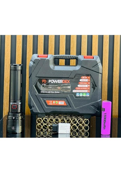 Powerdex Pd-12800 45 Watt Profesyonel Avcı Feneri Siyah