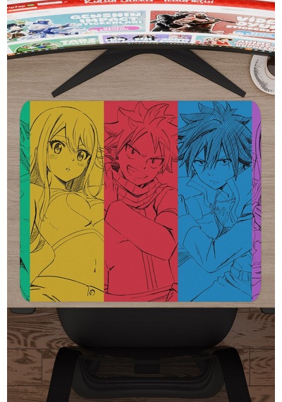 Fairy Tail Anime V5 - 48x40 Xl Gaming Kauçuk Kaymaz Taban Mouse Pad Fare Altlığı