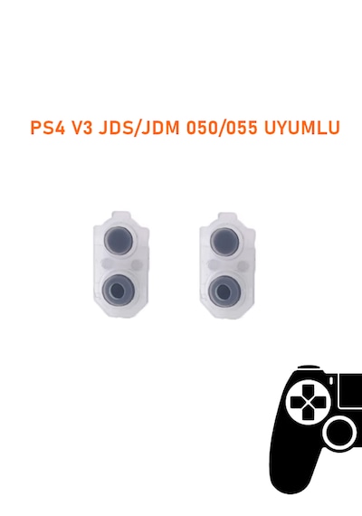 Ps4 V3 Jds 050 055 Kollar İle Uyumlu Lr L1l2 R1r2 Lastik Takımı