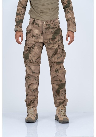 Combat Tactical Pantolon Komando Softshell Kamuflaj - 508-672-jandarma Çok Renkli