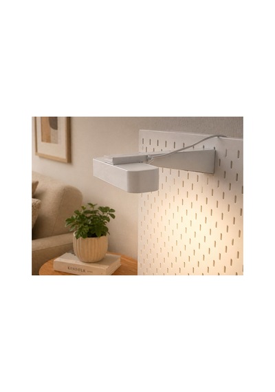 Skadis Uyumlu Işık Barı Montaj Aparatı Pegboard Raf Tutucu 3d Baskı