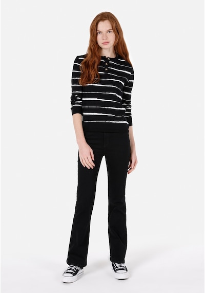 Colin's Colins Siyah Kadın Kazak Cl1072527 Q1.v2 Blk Siyah