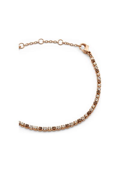 Classic Tennis Bracelet Honey Combo Rose Gold Rose Gold