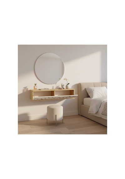 Da1207dbs Moka Dresuar Ve Antre Rafı Safirmeşe-beyaz-silver 120cm Safirmeşe - Beyaz - Gümüş Da1207dbs Moka Dresuar Ve Antre Rafı Safirmeşe-beyaz-silver 120cm Safirmeşe - Beyaz - Gümüş