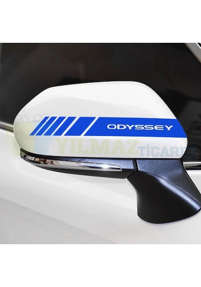 Honda Odyssey Yan Dikiz Ayna Kapağı Şerit Oto Sticker Etiket 6 Ad 20 X 2 Cm