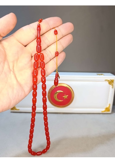 Sıkma Kehribar Tesbih Halil Koçak Usta Yapımı 32459473