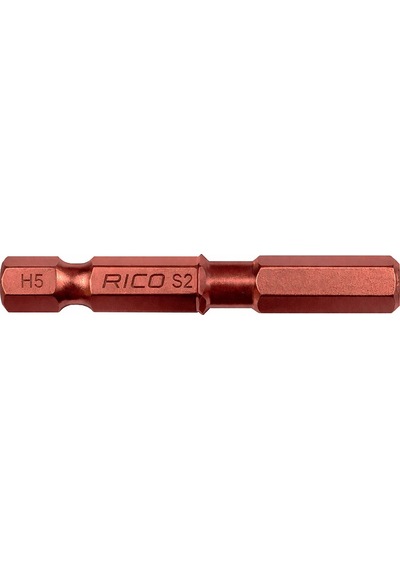 Rıco 1/4 H5 Allen Bits Uç Mıknatıslı Kırmızı 50 Mm