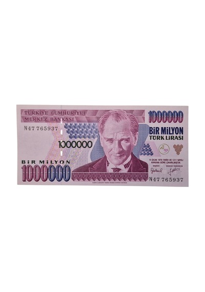 7.emisyon 1 Milyon Lira Çil
