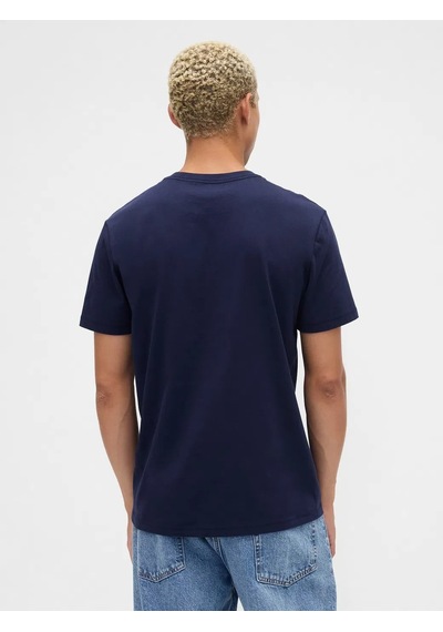 Gap V-frch Mını Logo Tee Lacivert