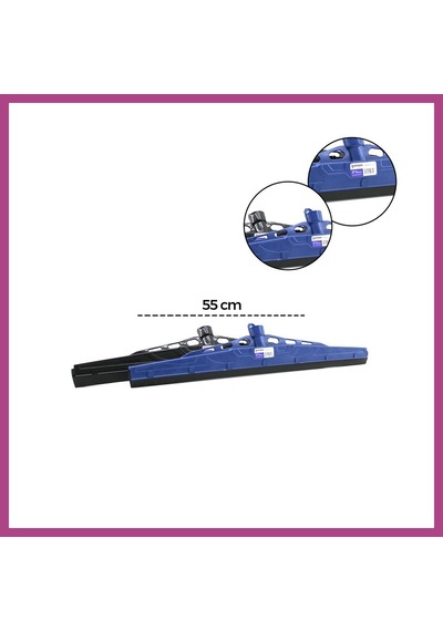 Gees Global Plastik Yer Sil Çekpas 55 Cm Gbzs Çok Renkli